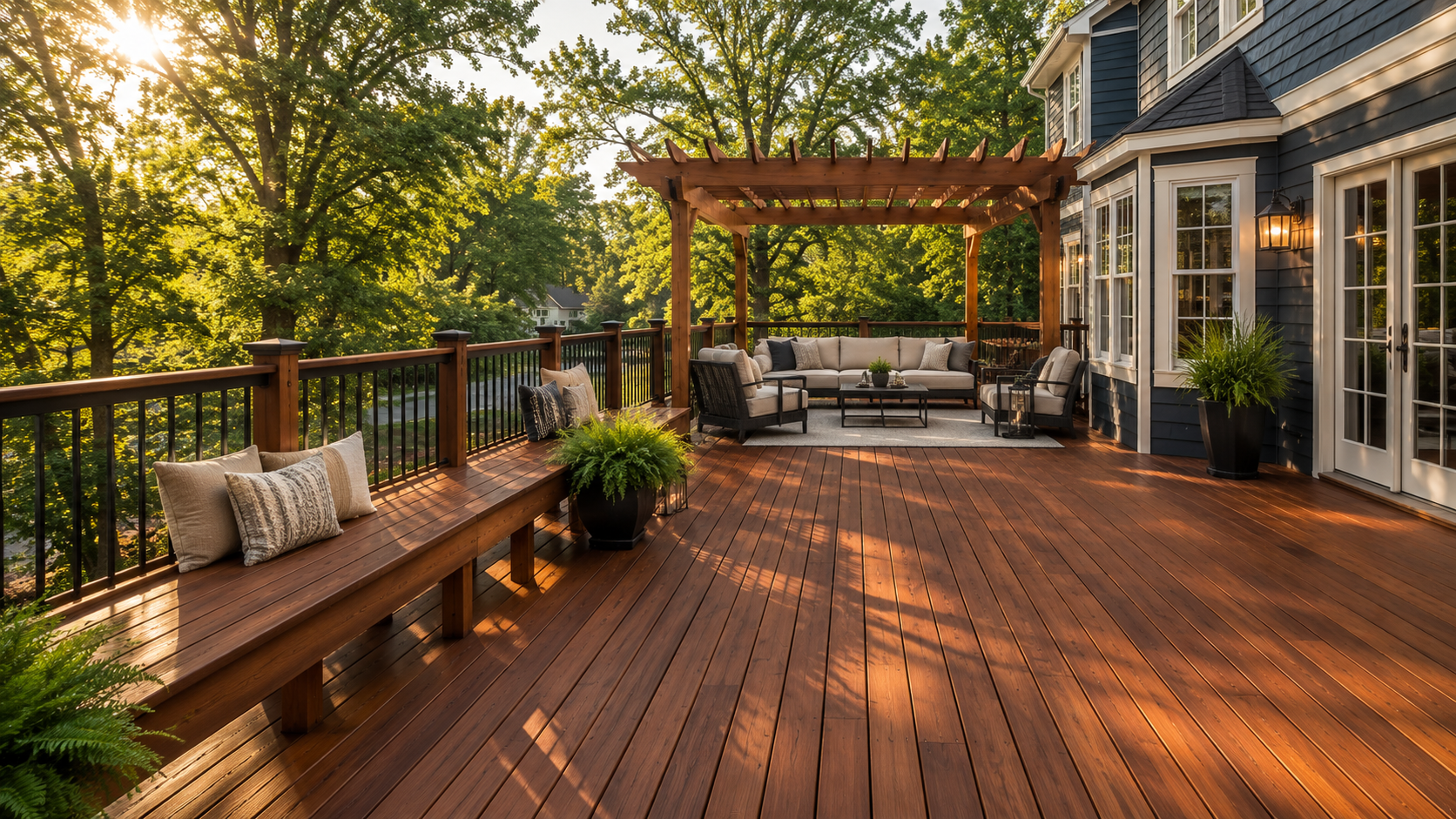 Deck staining in Liberty, MO by Big House Painters