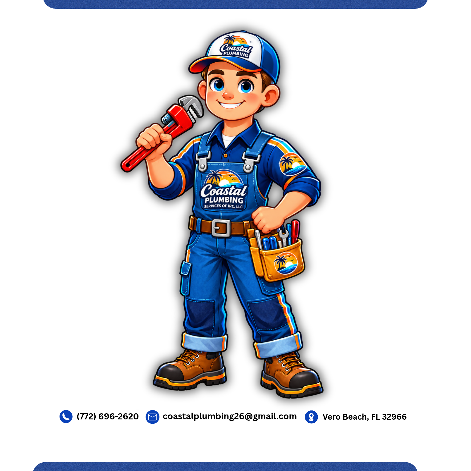 Coastal Plumbing mascot