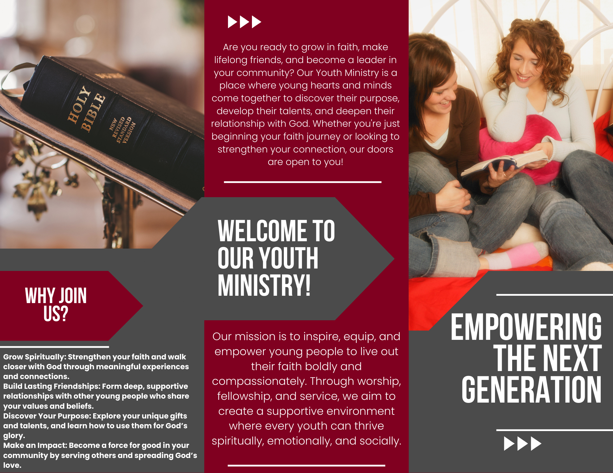 Mercy Tabernacle Church weekly gatherings