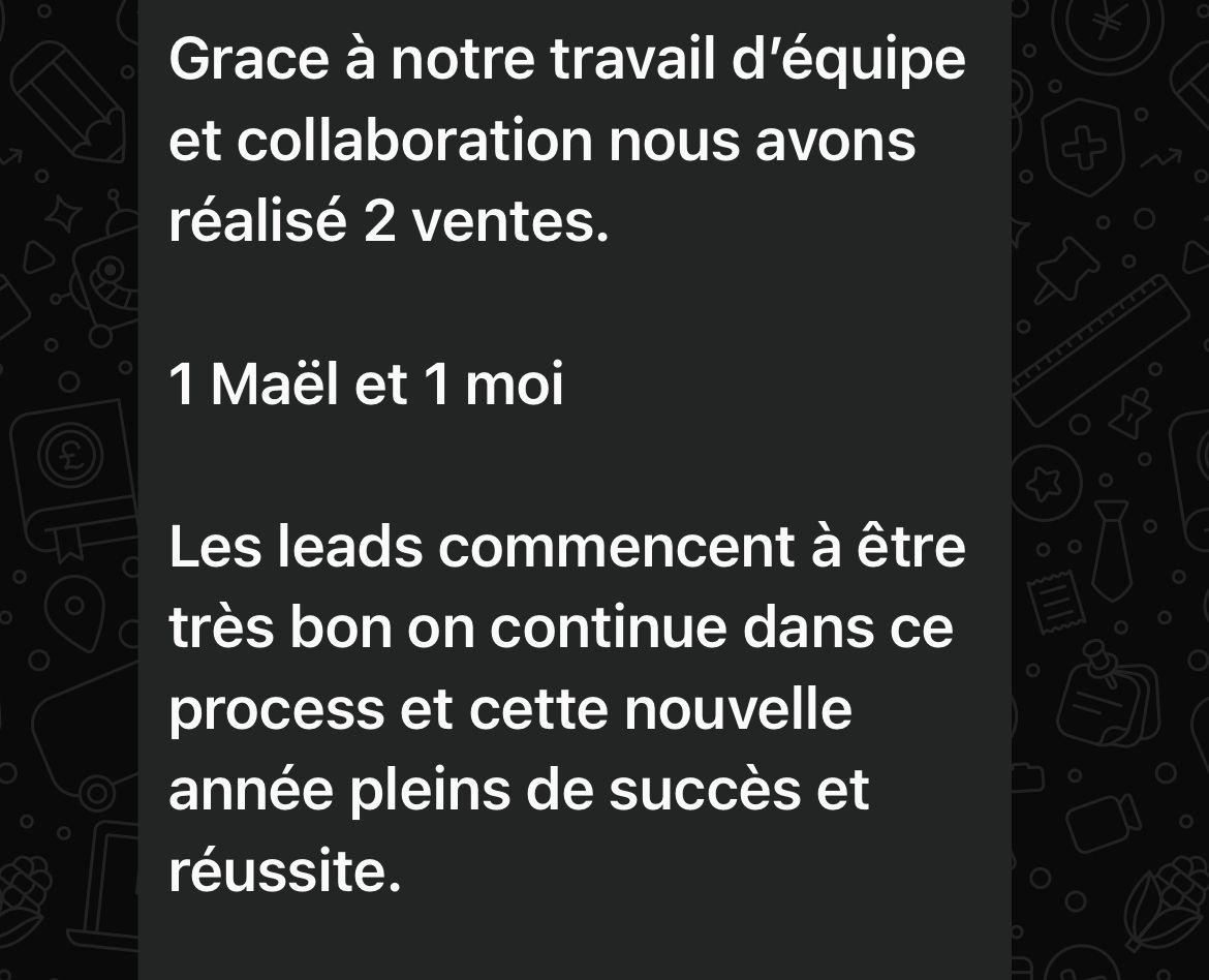 Résultat campagne Kamran et Maël – visuel 2