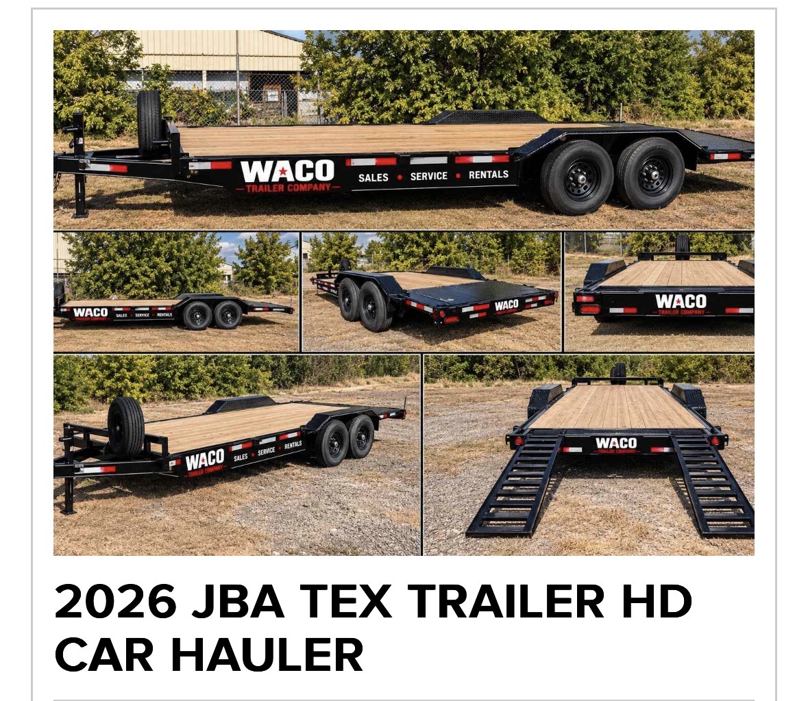 Car Haulers rental from Waco Trailer Company in Waco, TX