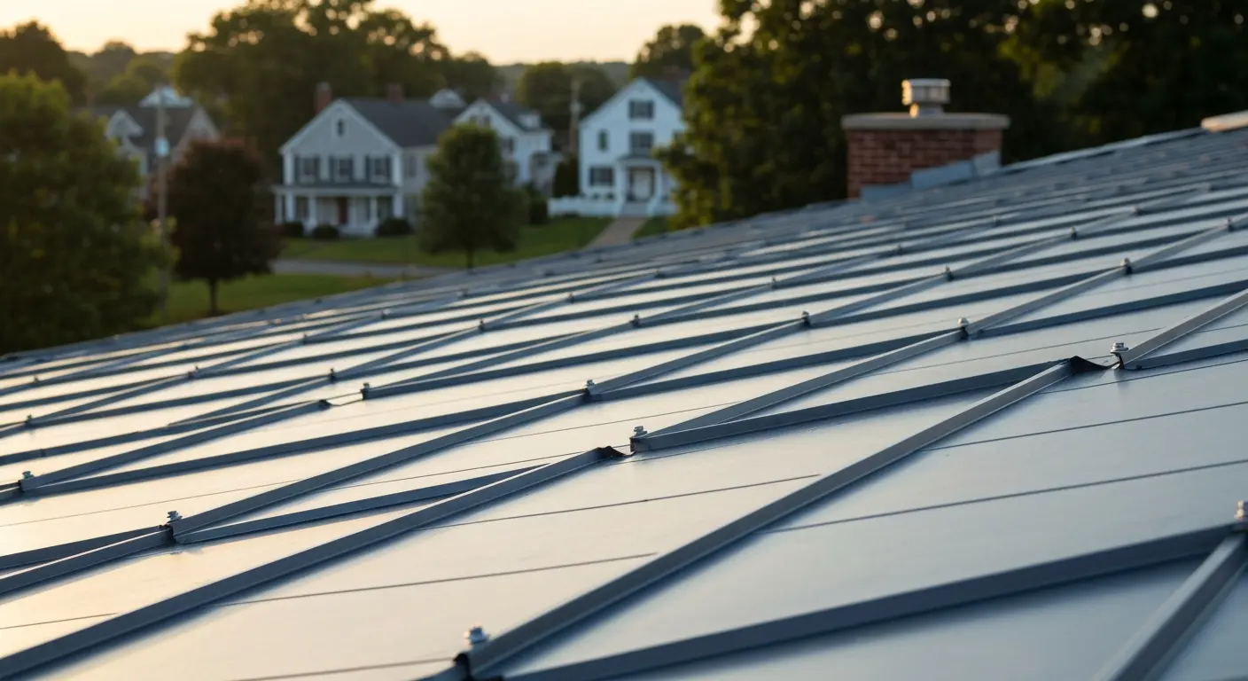 Metal roofing installation