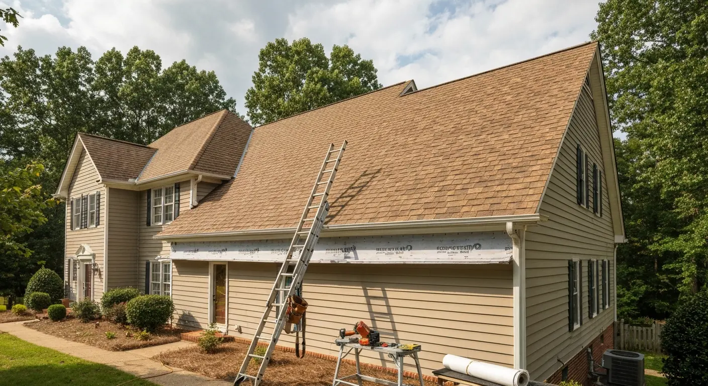 Roof replacement project