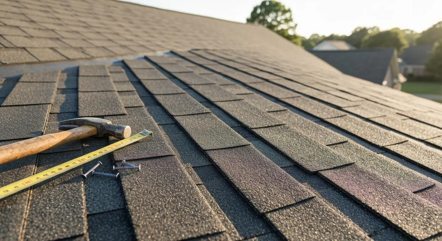 Roof replacement work