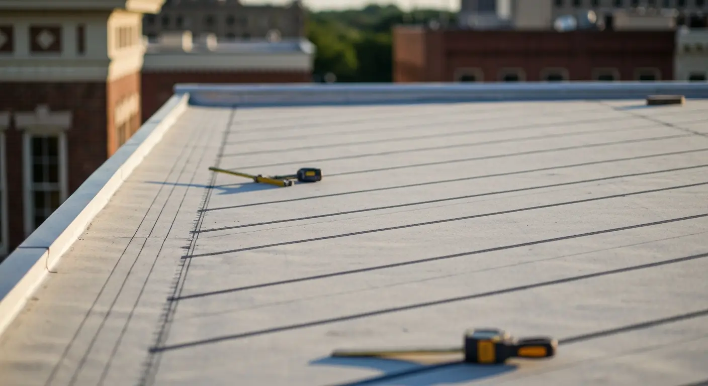 Commercial roofing installation