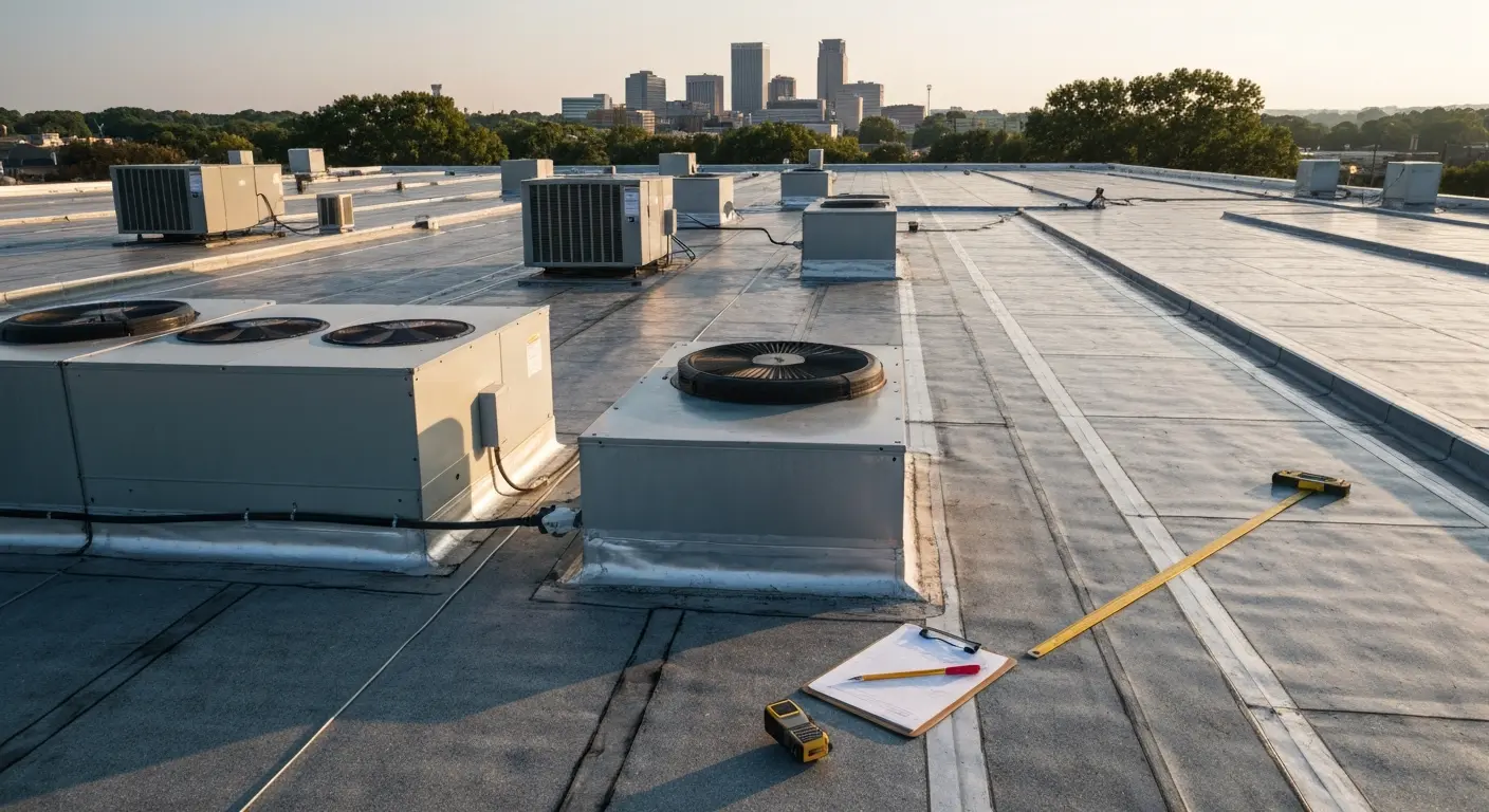 Commercial roof maintenance