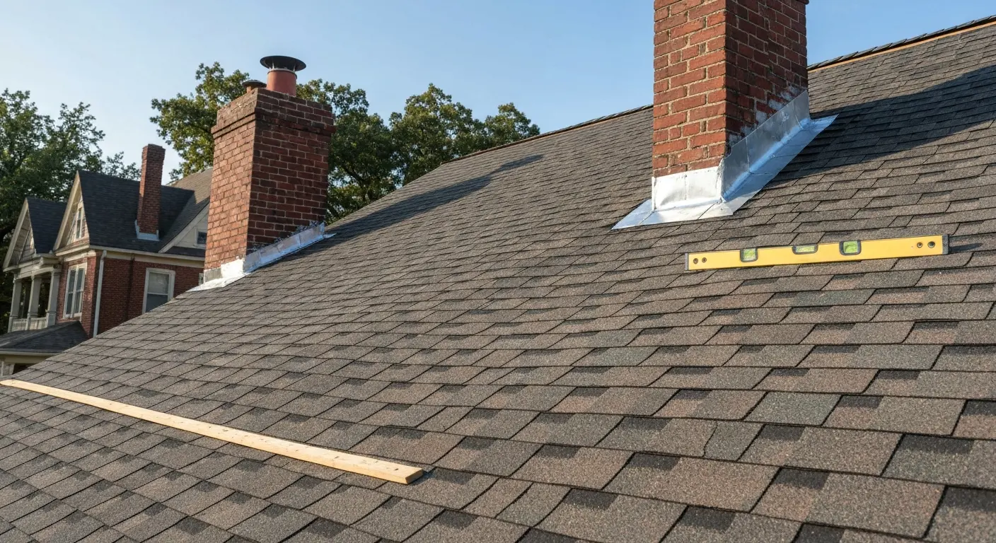 Asphalt shingle roof