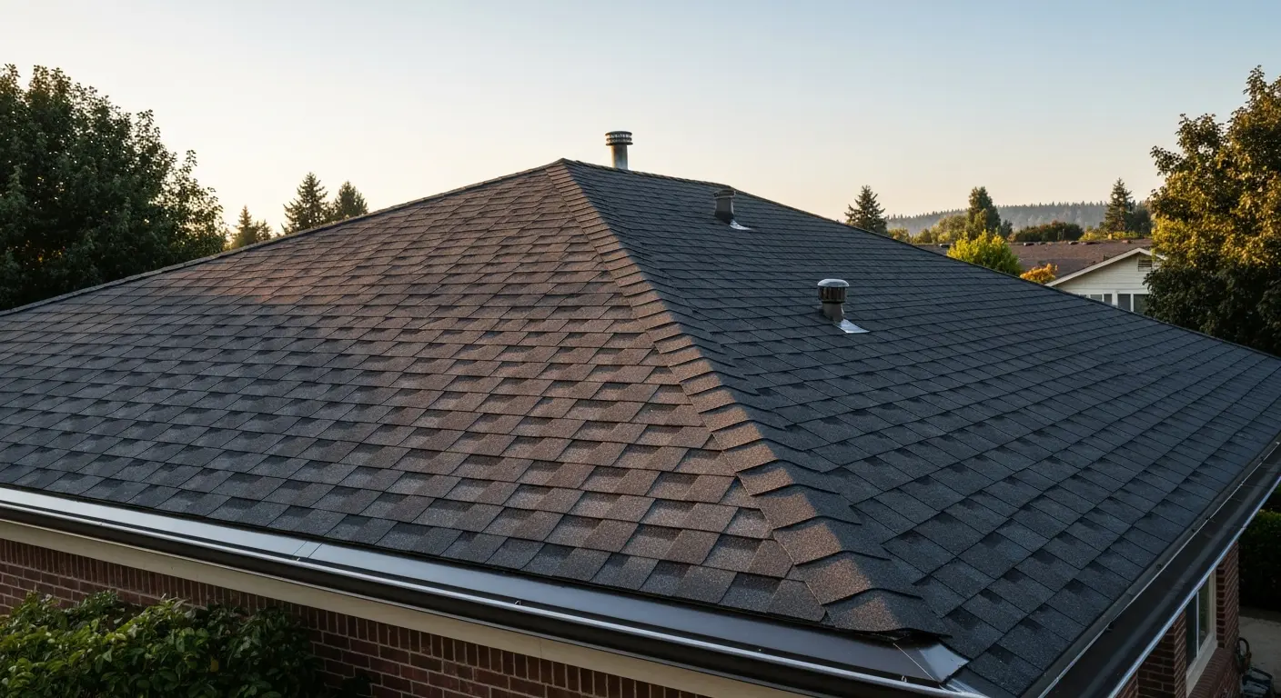 Asphalt shingle roof