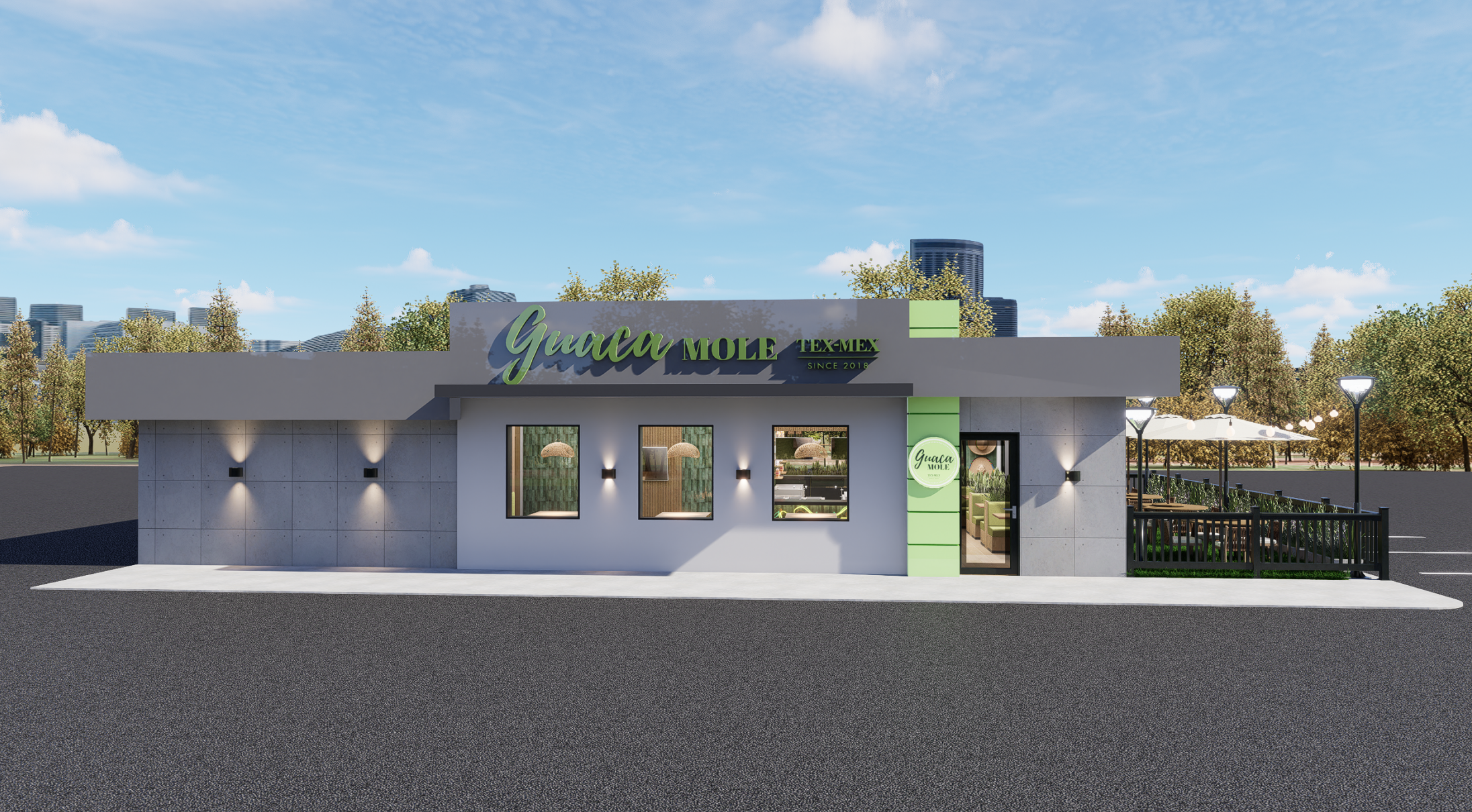 Guaca-Mole freestanding storefront