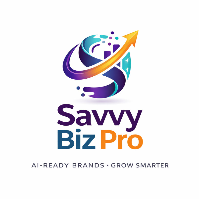Savvy Biz Pro Logo - AI-ready brands grow smarter