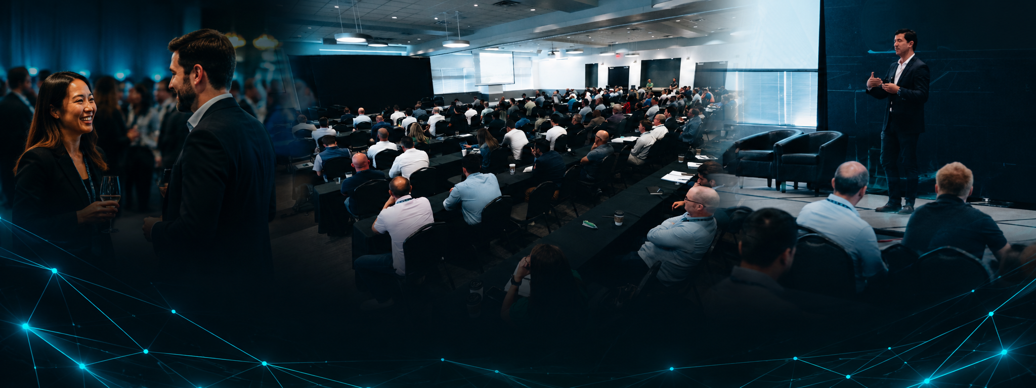 Inside FSConnect — sponsors and attendees on the floor