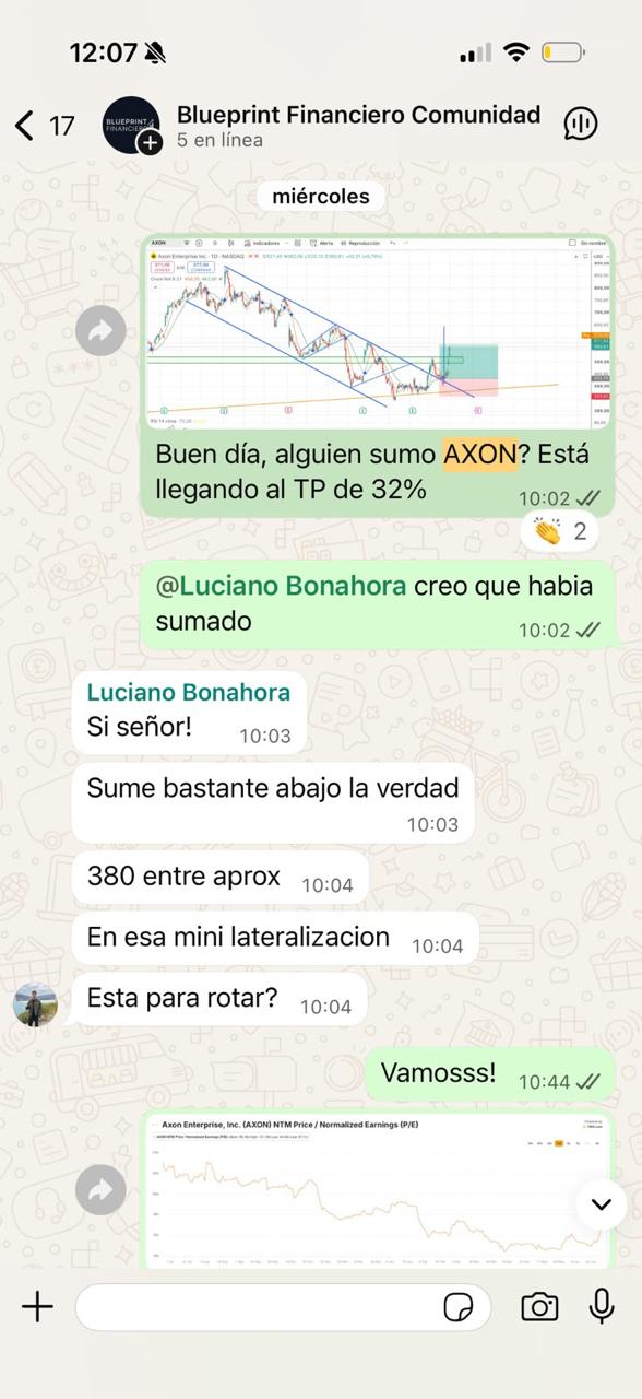 Mensaje real de un cliente — captura 3