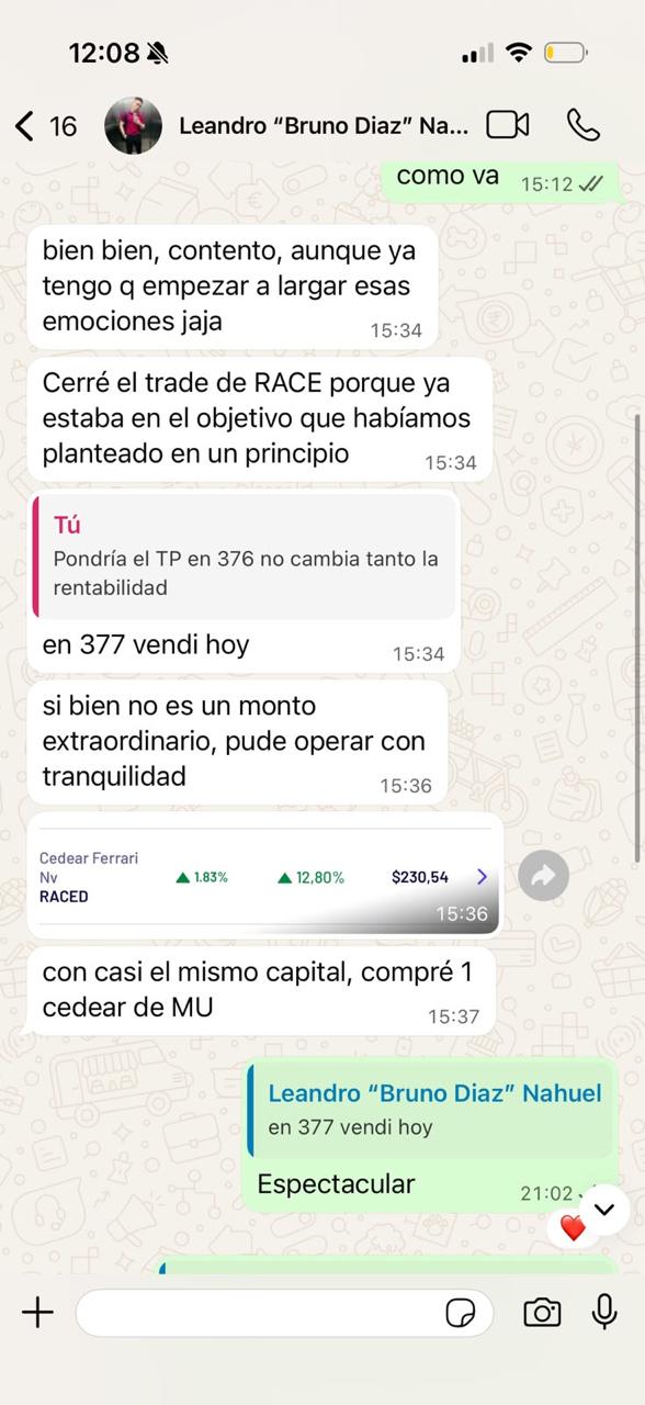 Mensaje real de un cliente — captura 4