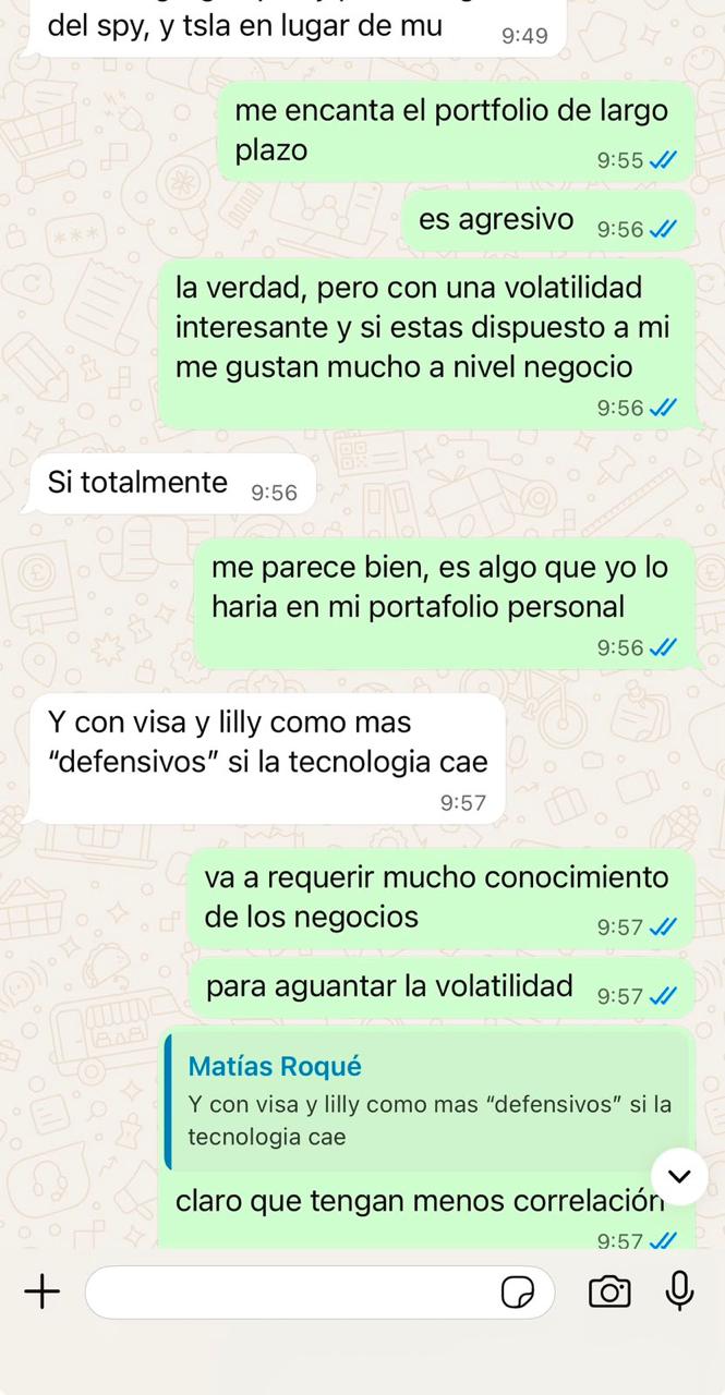 Mensaje real de un cliente — captura 9