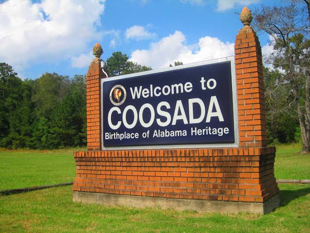 A property in Coosada, Alabama with a well-maintained home and yard