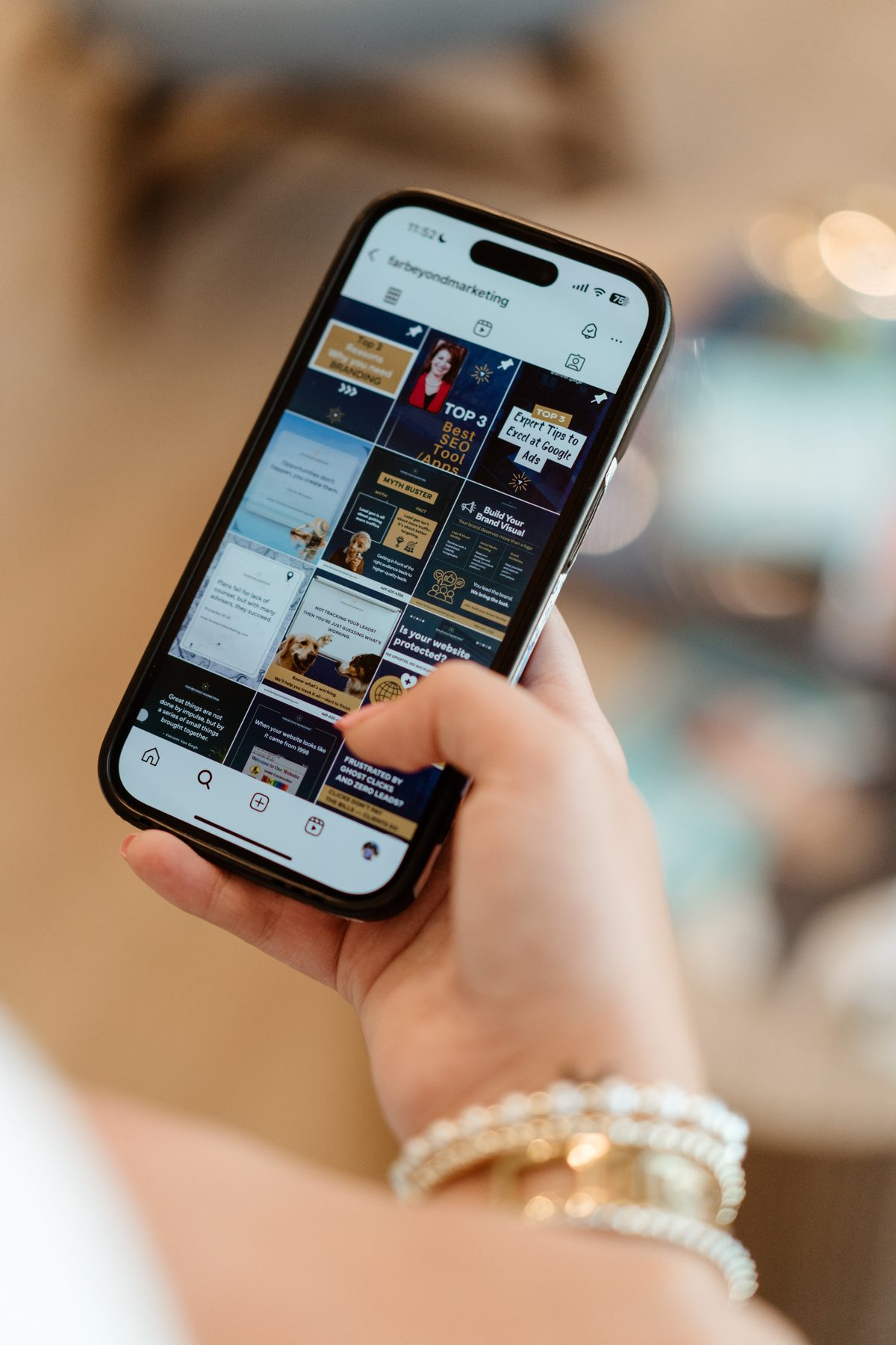 Far Beyond Marketing Instagram brand presence