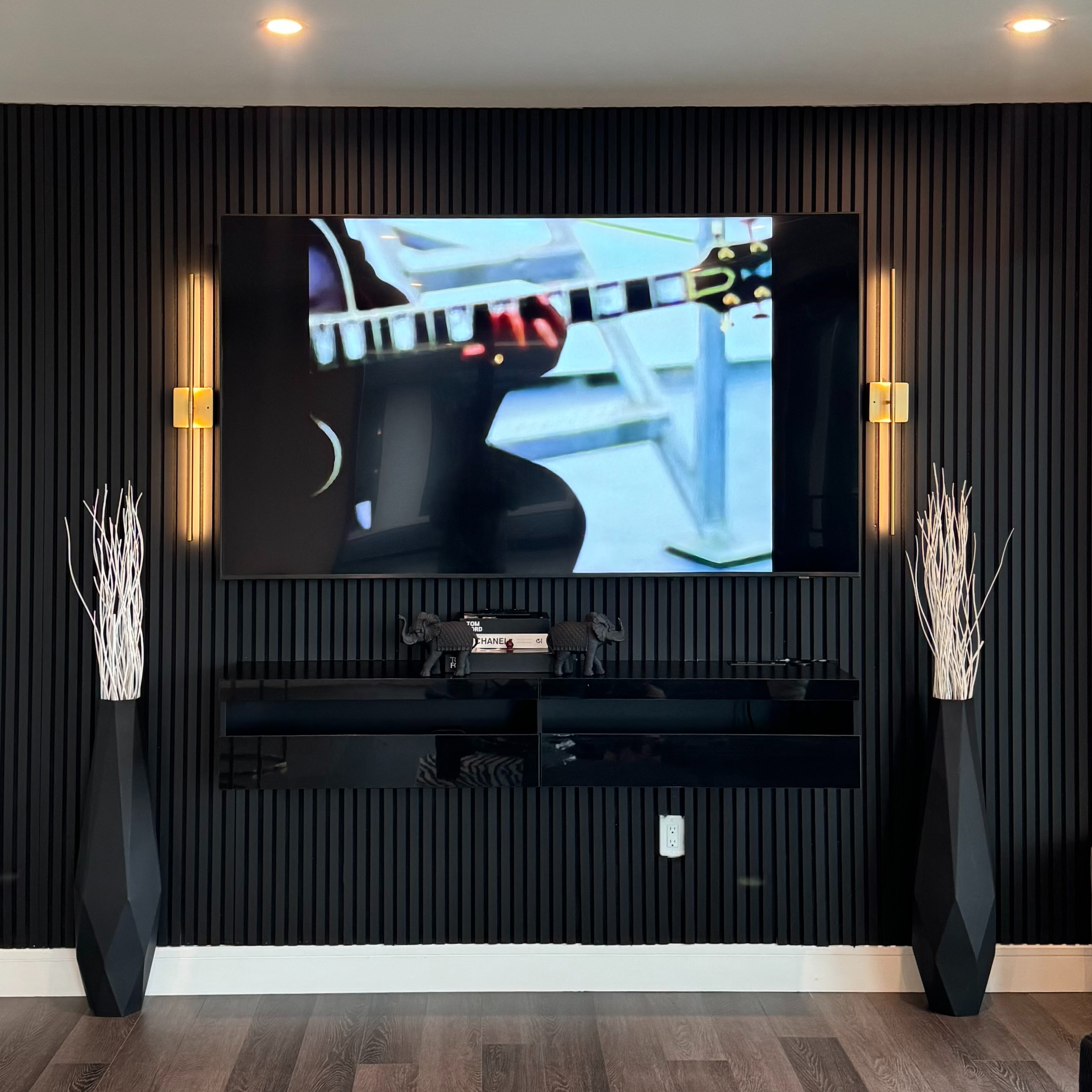 Wood Slat Accent Walls