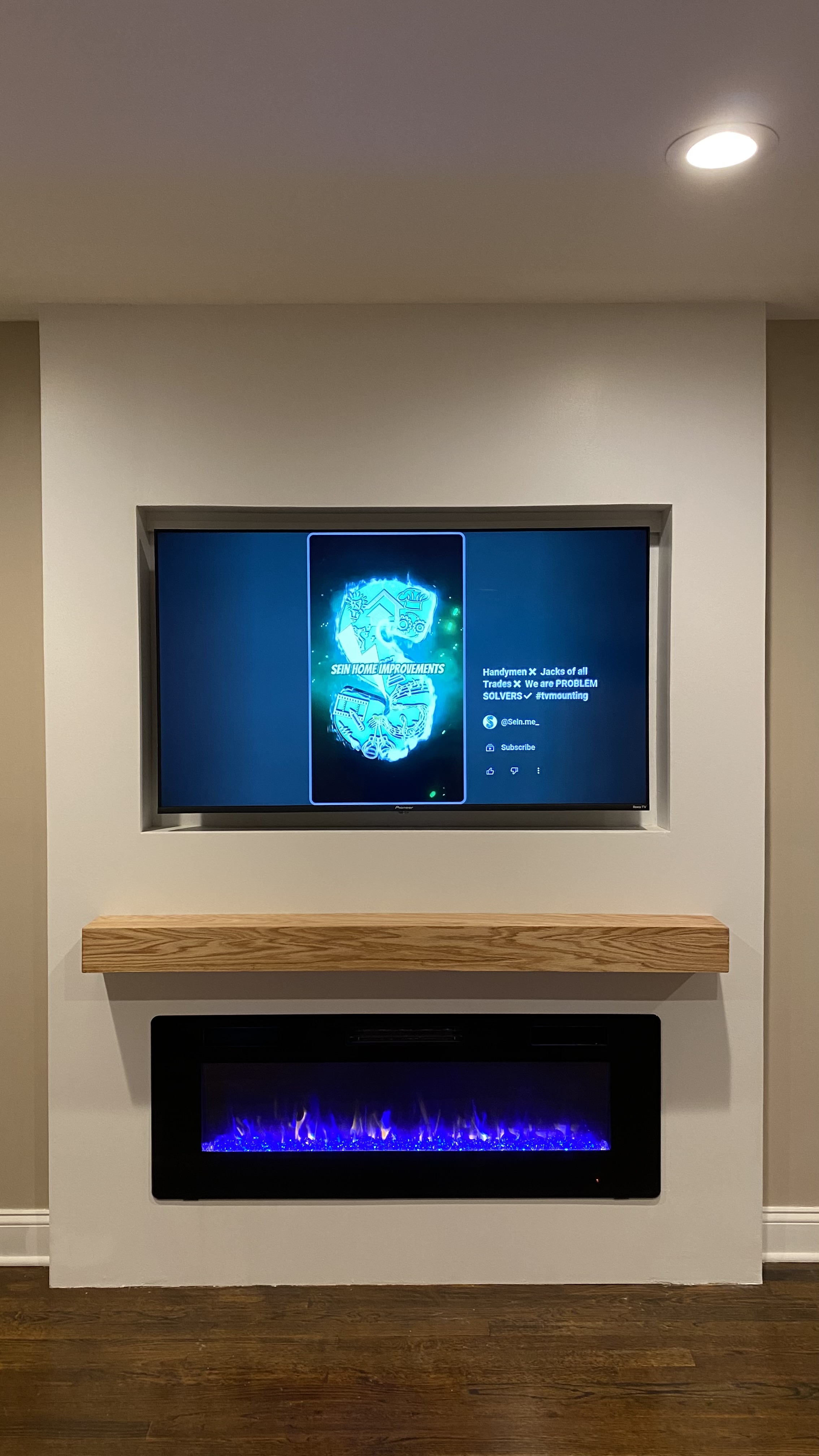 Electric Fireplace Installs