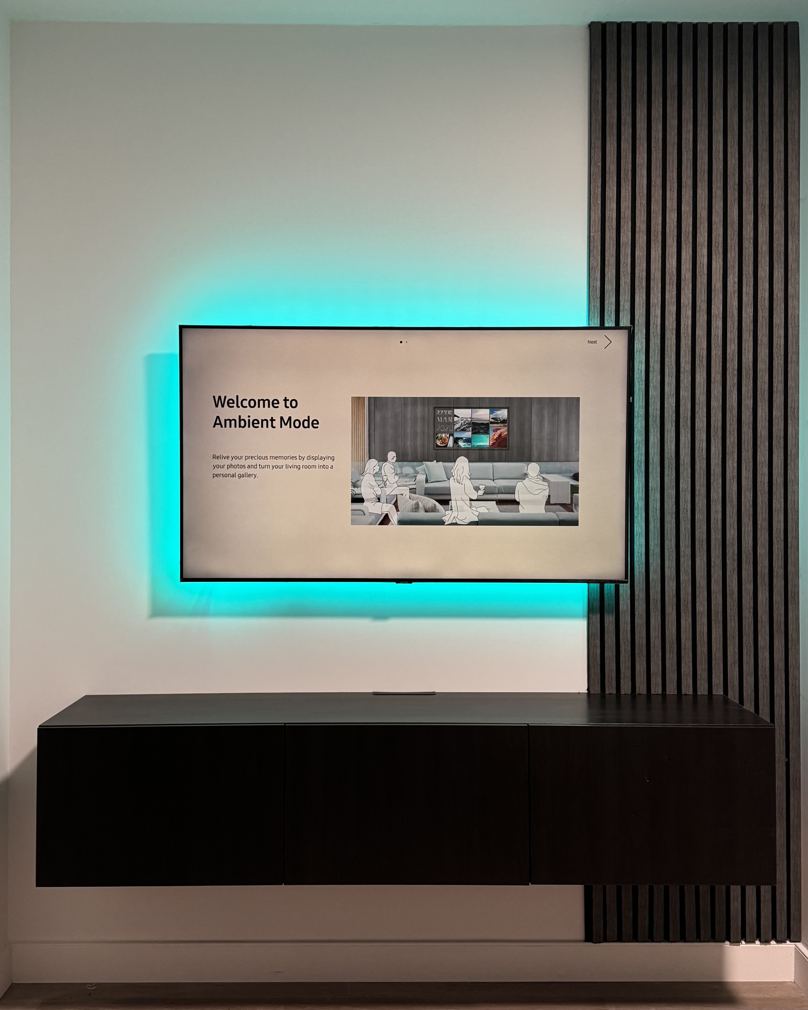 6-8 ft wall installation