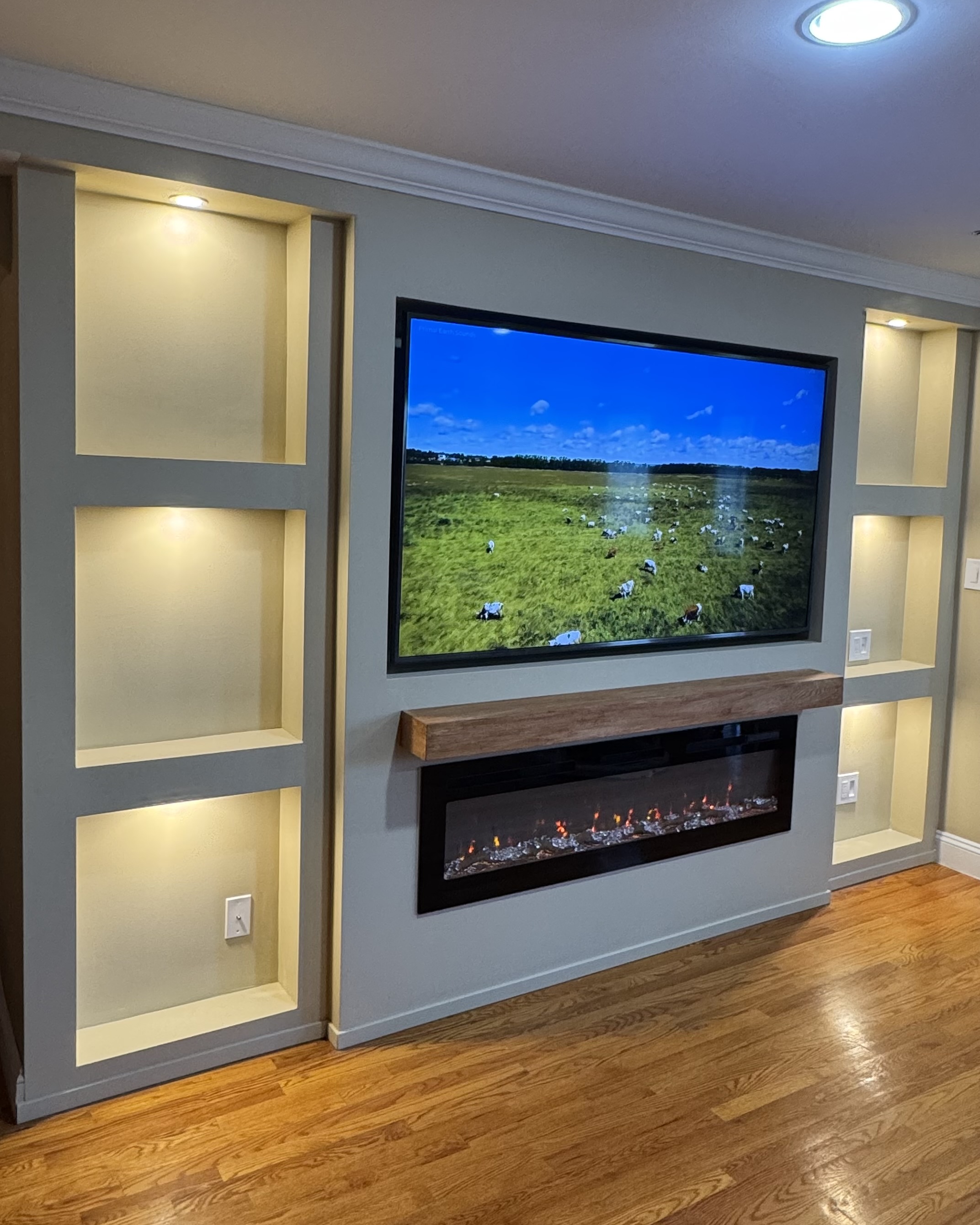 12+ ft wall installation