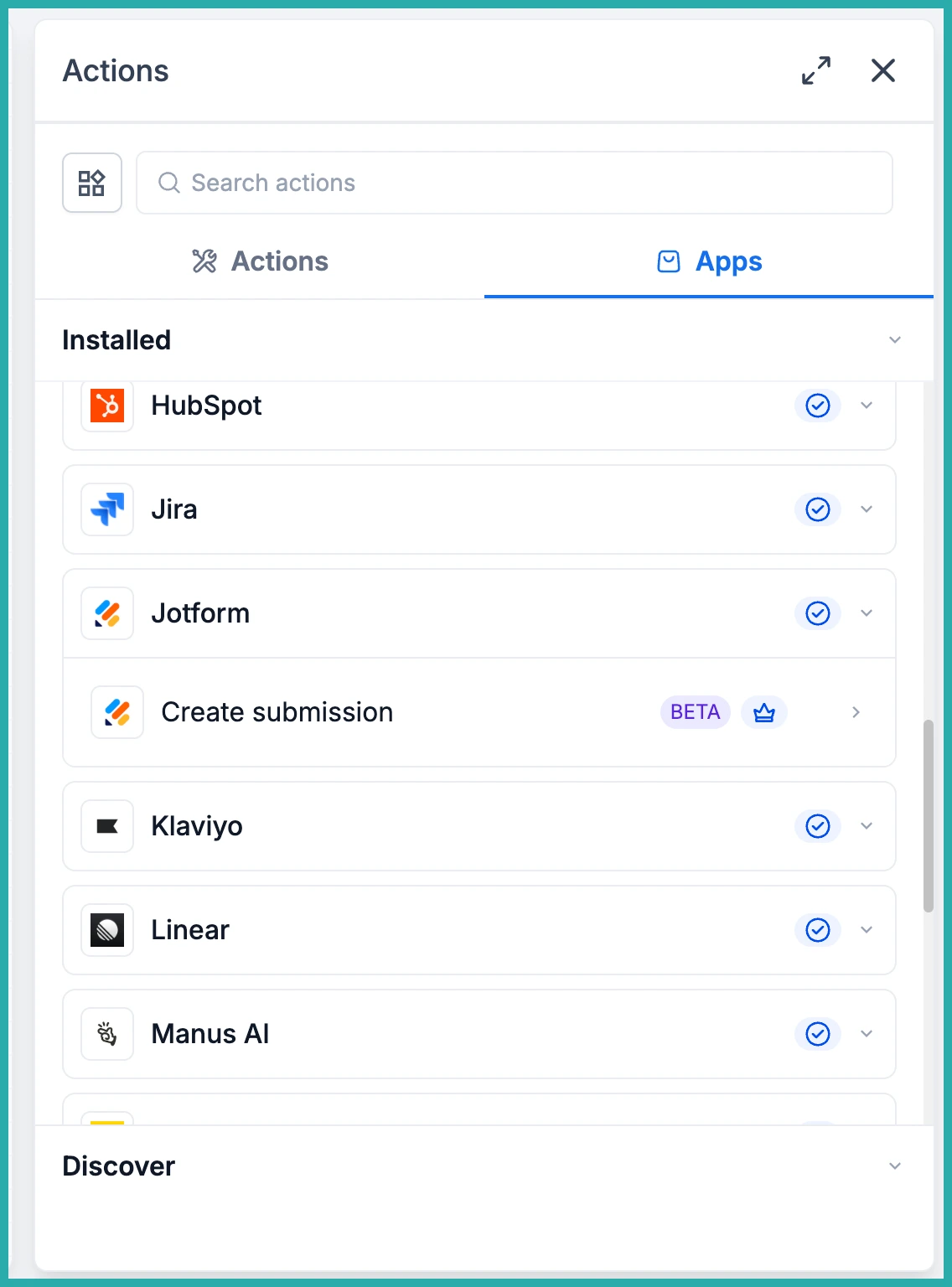 ESC Hub Workflow Builder showing Jotform triggers and actions being connected and mapped