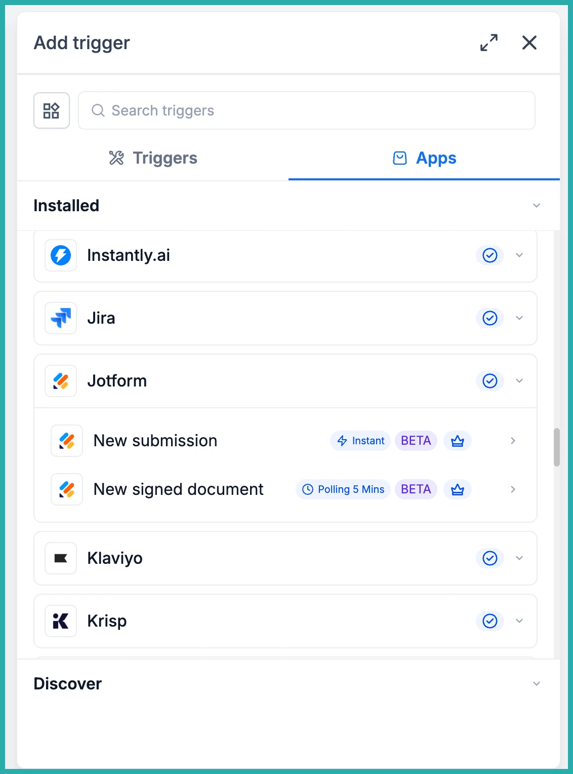ESC Hub Workflow Builder showing Jotform triggers and actions being connected and mapped