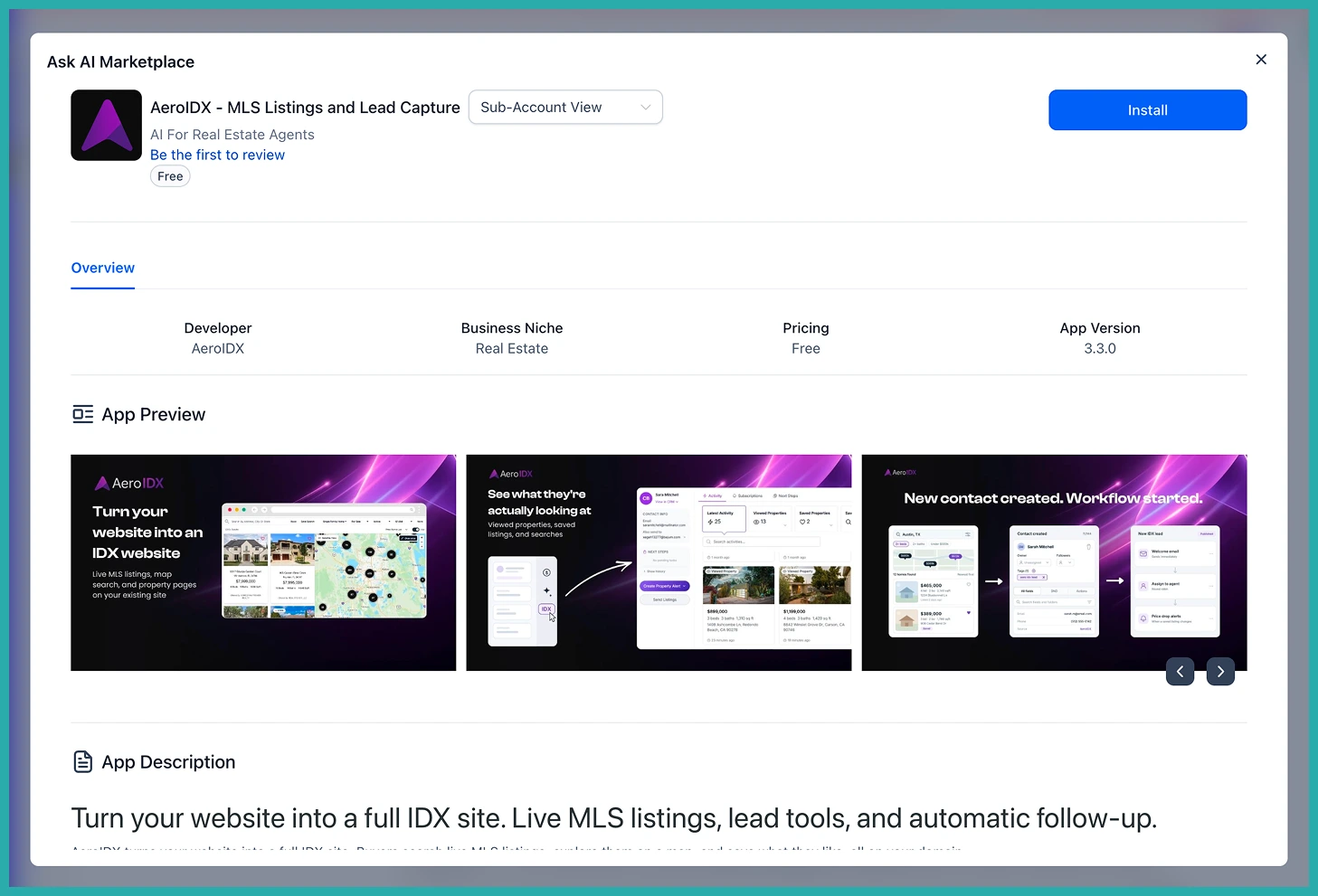 Ask AI recommending relevant Marketplace apps inside a conversation in ESC Hub