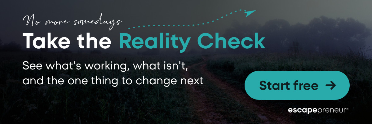 Take the Reality Check. See what's working, what isn't, and the one thing to change next. Start free.