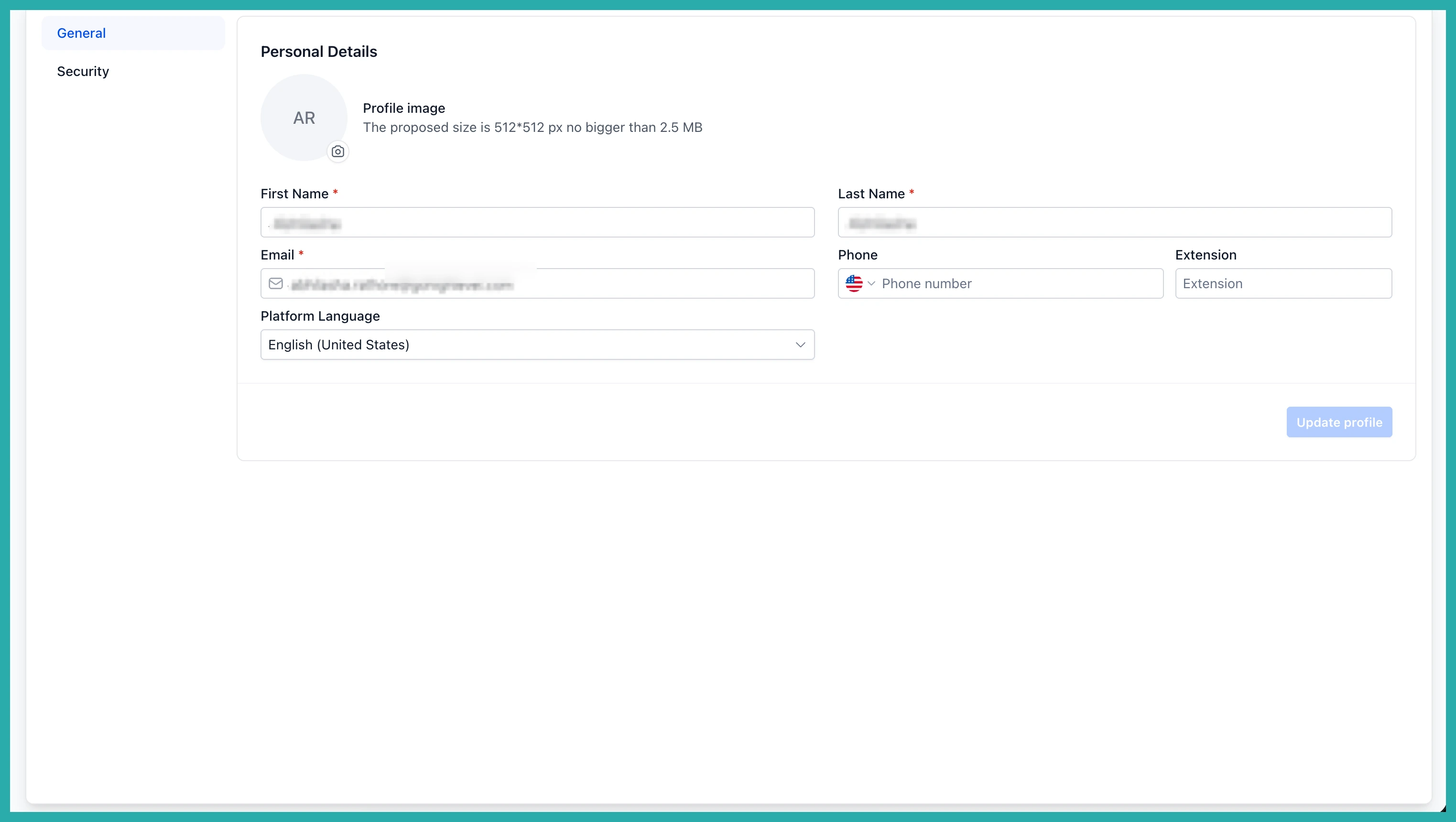 Refreshed ESC Hub user management interface showing tabbed profile settings and redesigned user listing