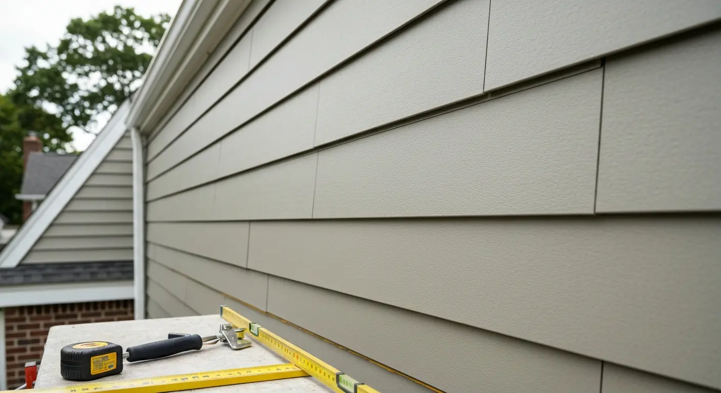 New construction fiber cement siding