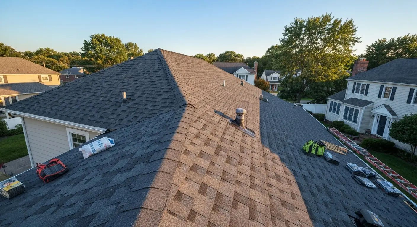 New roof installation Connetquot River area