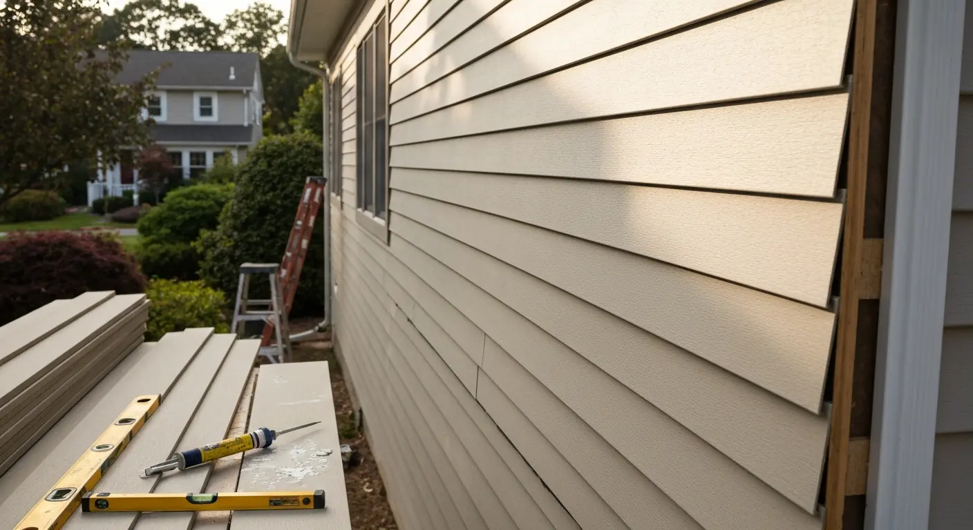 Fiber cement siding installation
