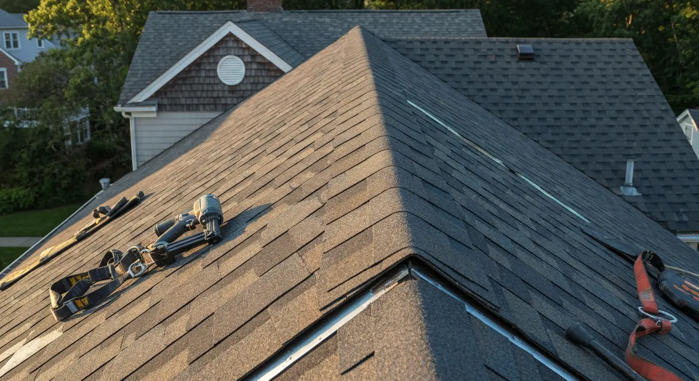 Storm damage roof repair emergency