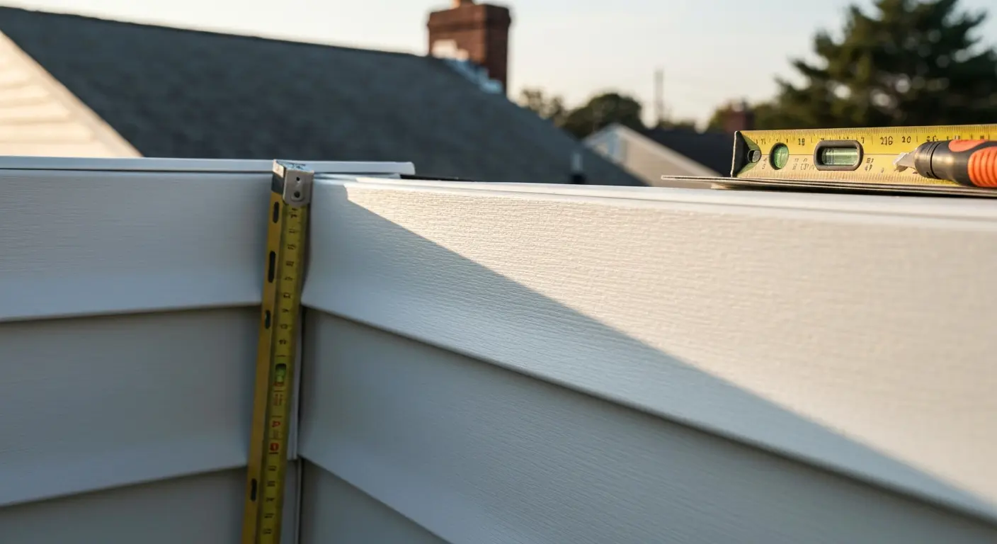 Vinyl siding installation