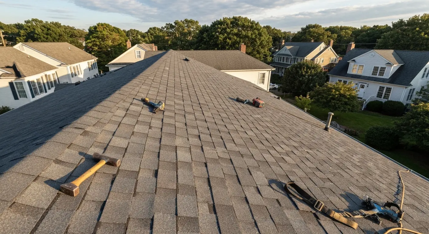 Roof installation project