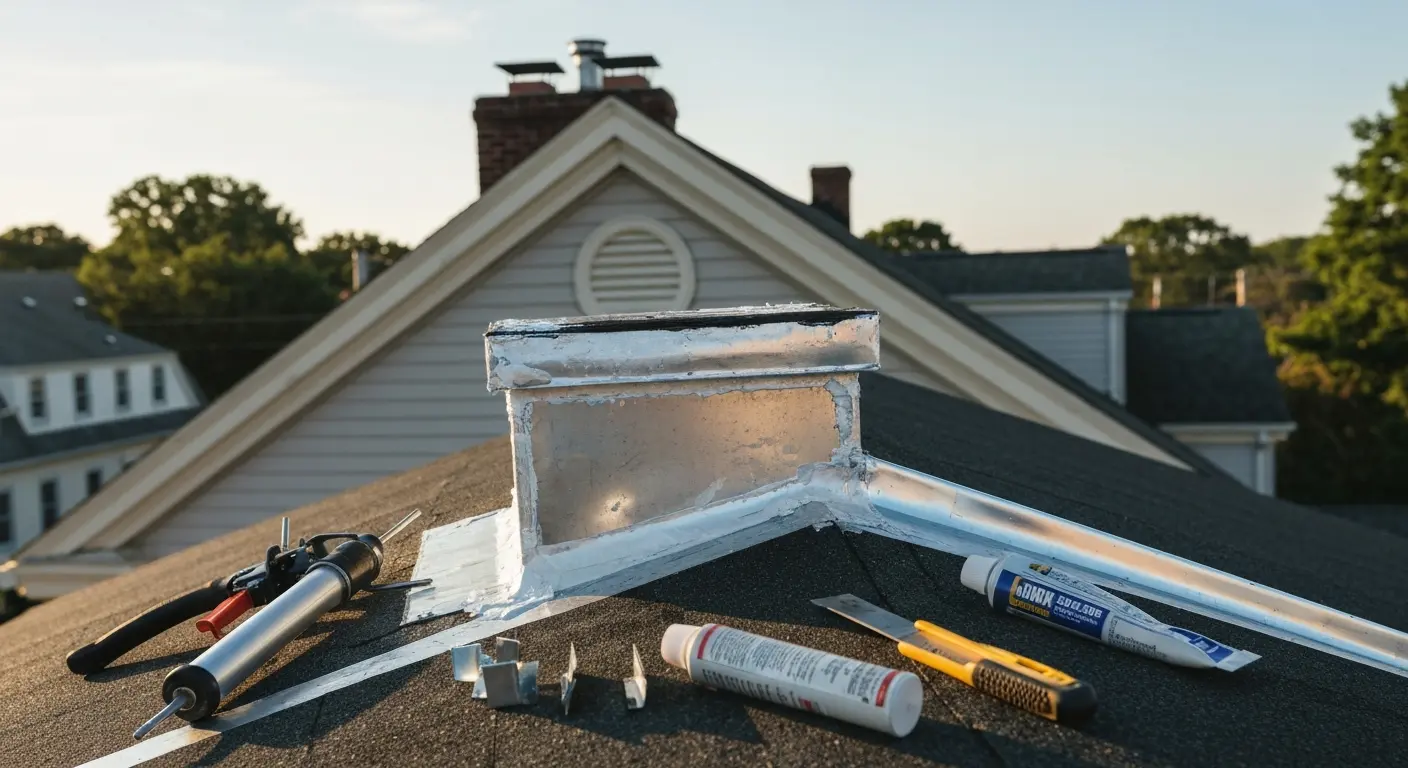 Roof repair work