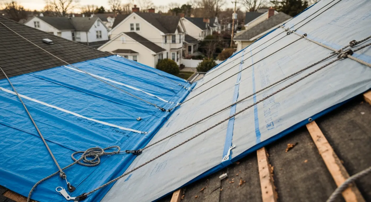 Emergency tarping