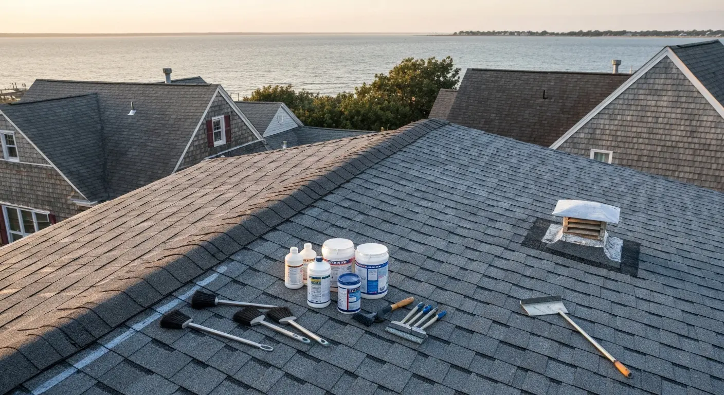 Coastal salt-air roof damage prevention