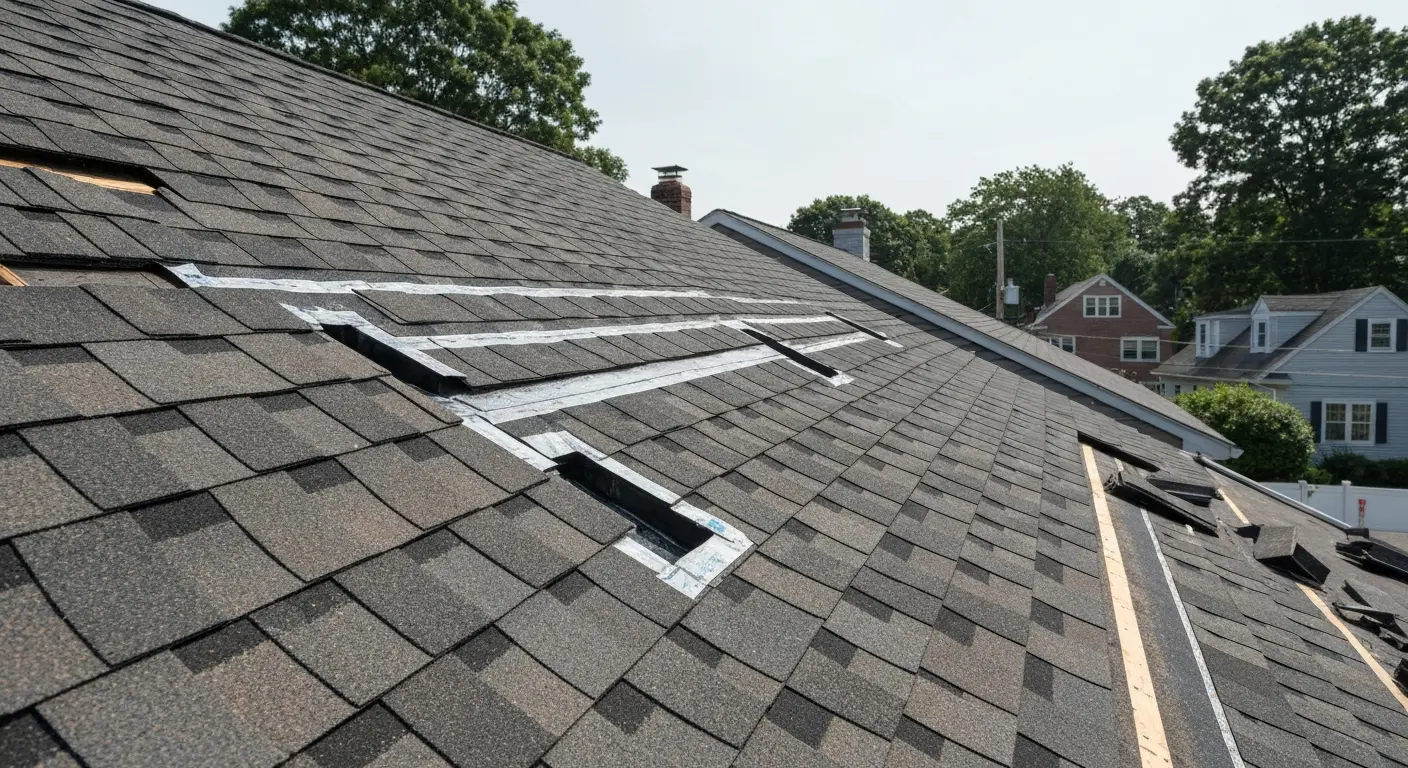 New roof installation in Lindenhurst