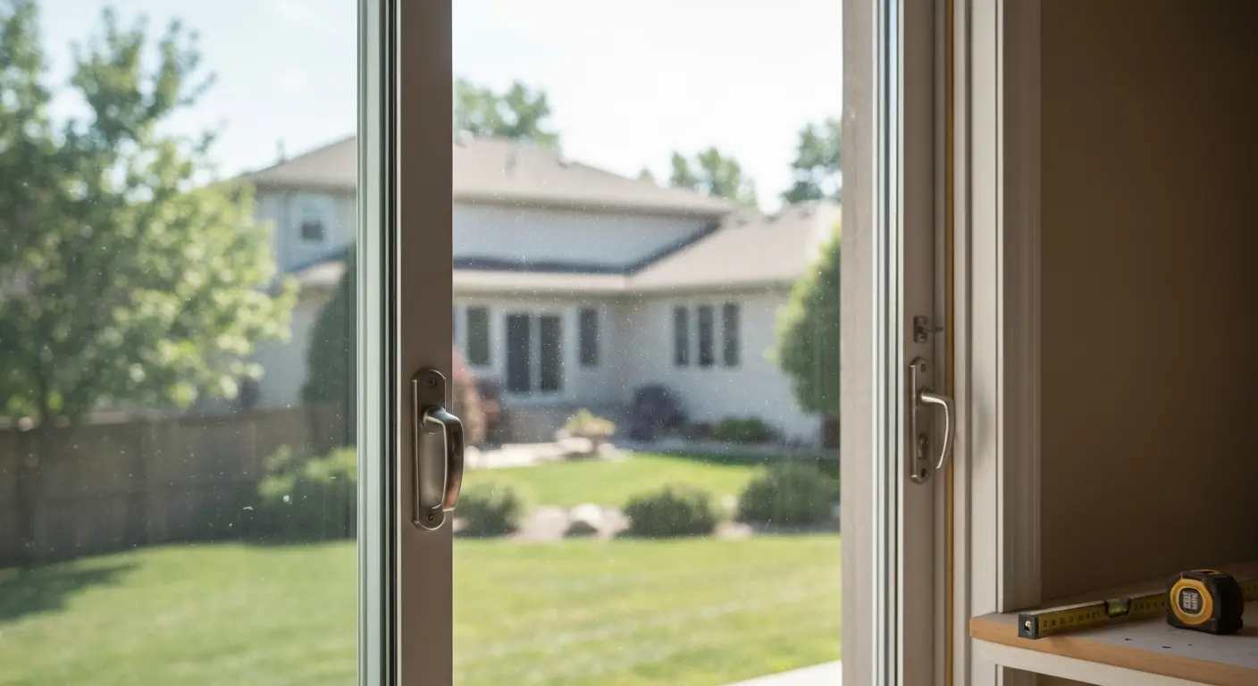Patio door installation