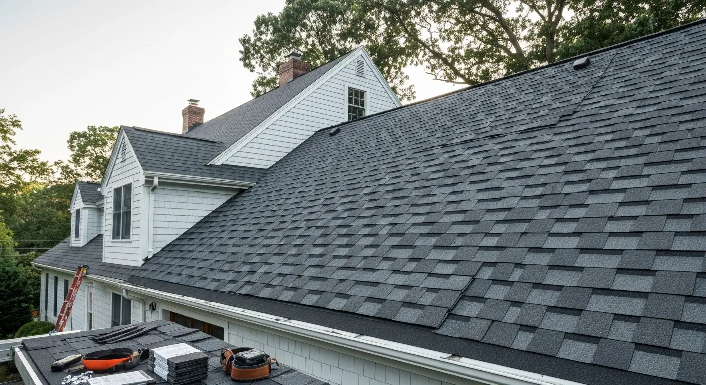 Roof installation project