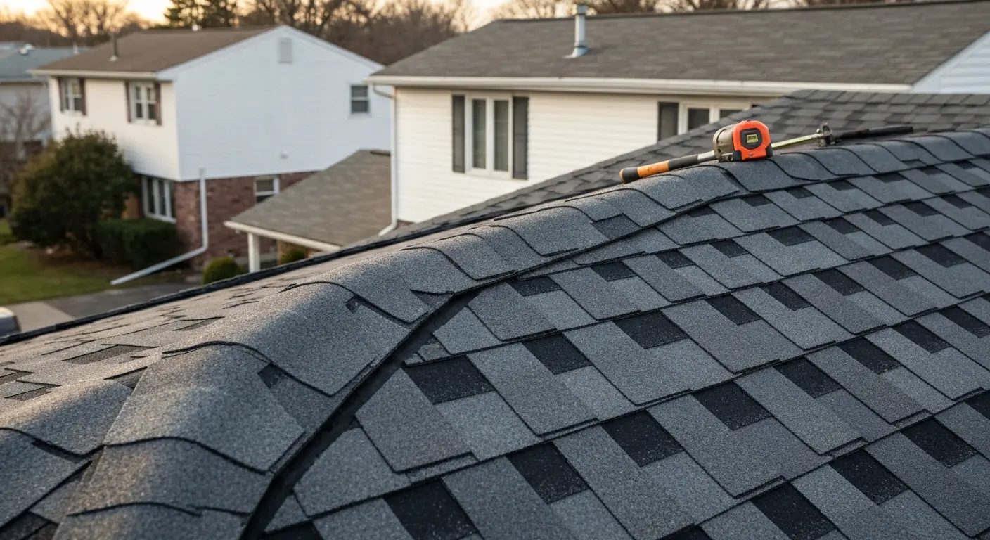 Asphalt shingle installation