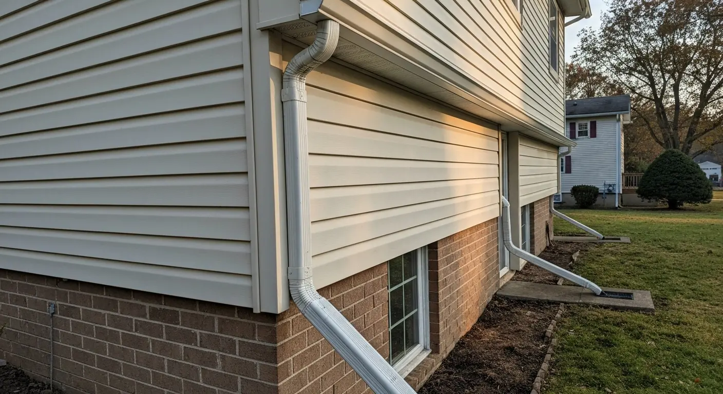 Proper drainage installation