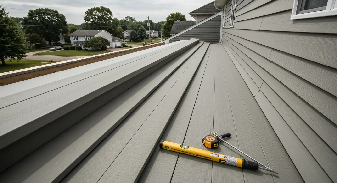 Fiber cement siding installation