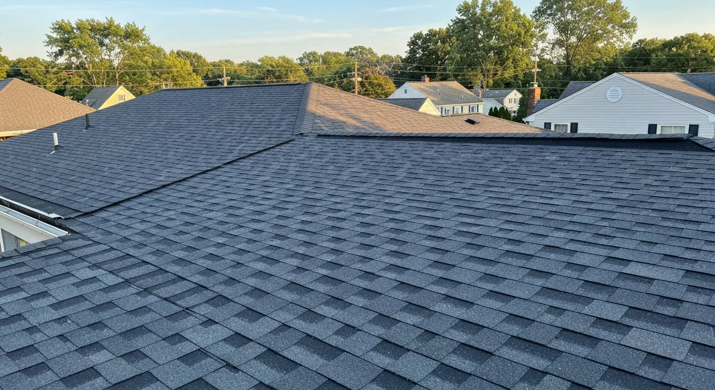 Asphalt shingle roof installation