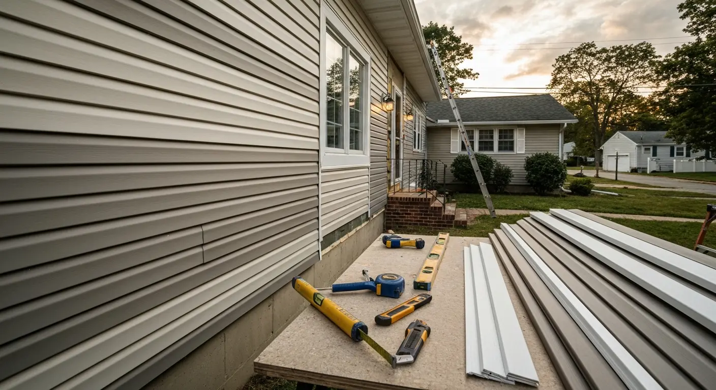 Siding installation