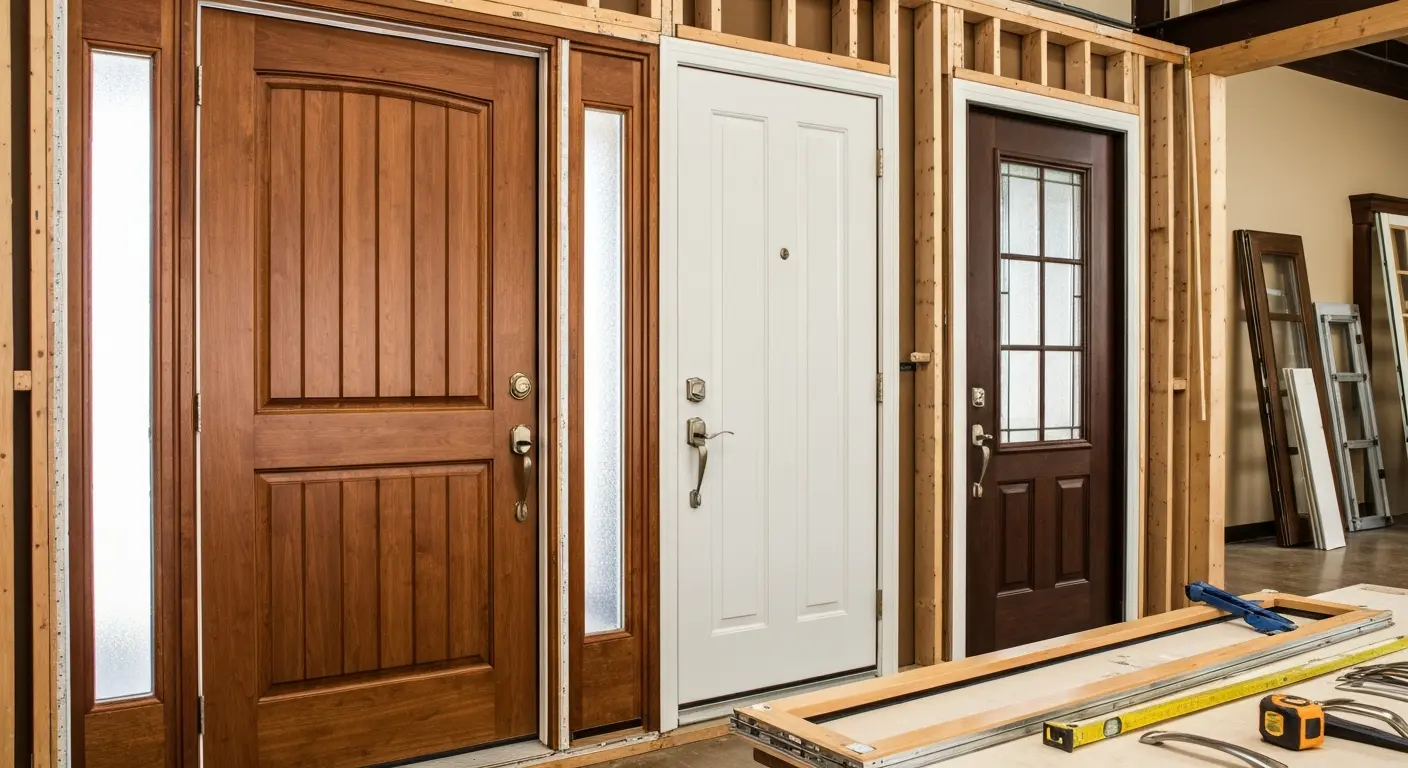 Entry door material options