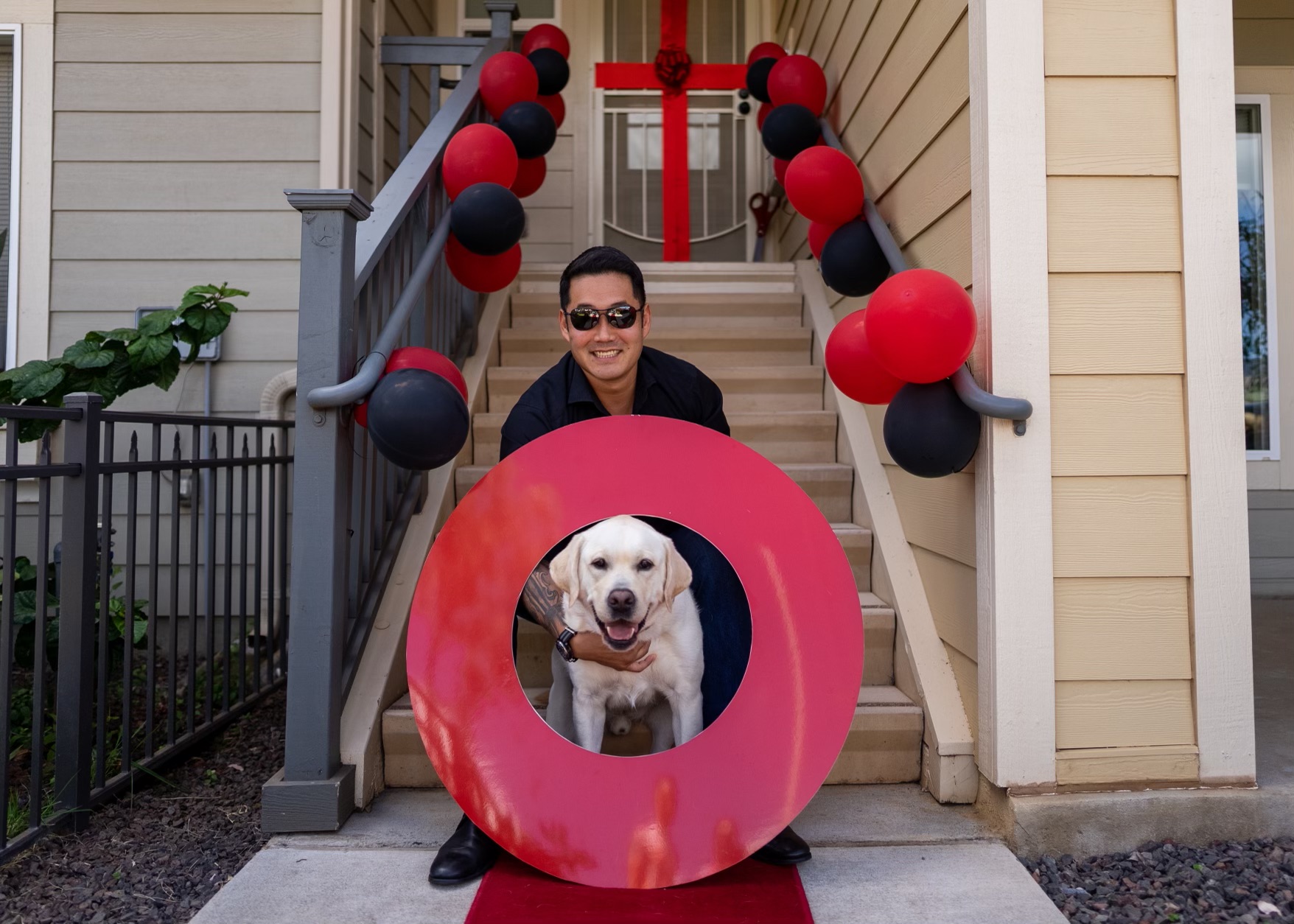 O Team clients celebrating closing day with the red O