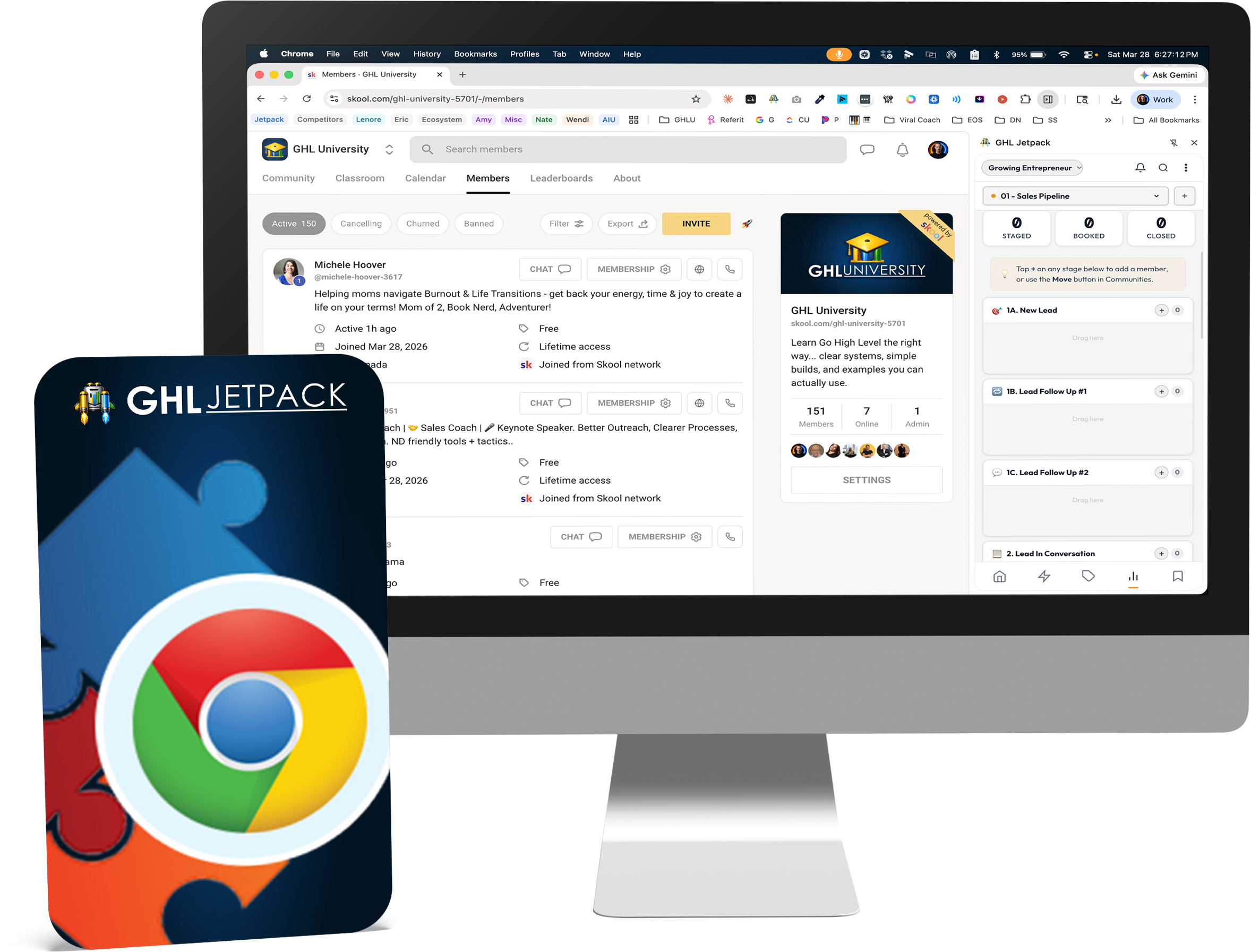 GHL Jetpack Chrome Extension