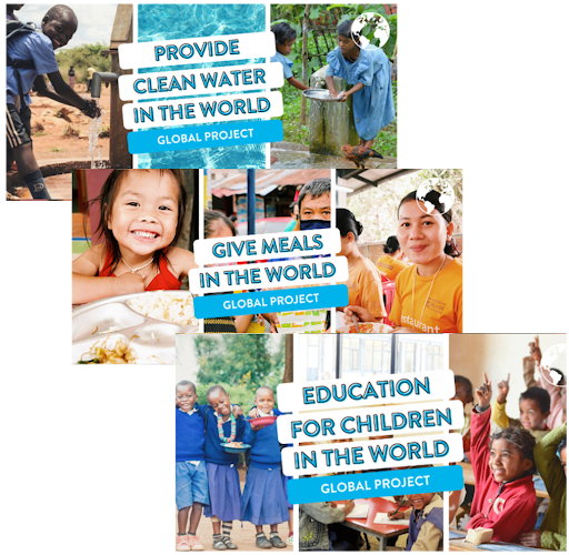 Global Project — Clean Water, Meals, Education